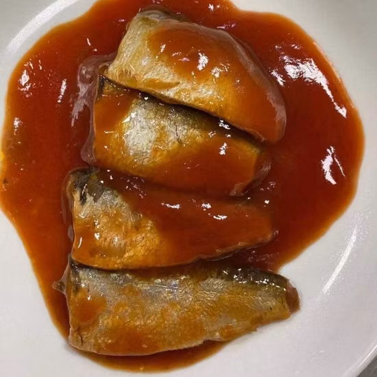 Großhandel günstiger Preis 155 g Sardine in Tomatensauce OEM